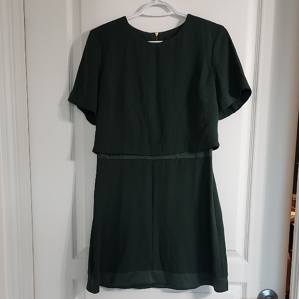 Top Shop Elegant Dark Green Dress